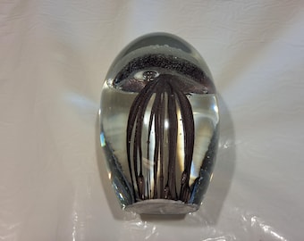 Purple 3.5" Jellyfish Paperweight, Passport Collection