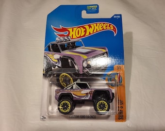 Mattel Hot Wheels Custom Ford Bronco, Surf's Up 5/5, Diecast Metal SUV Toy (in box), Made in Malayasia in 2007