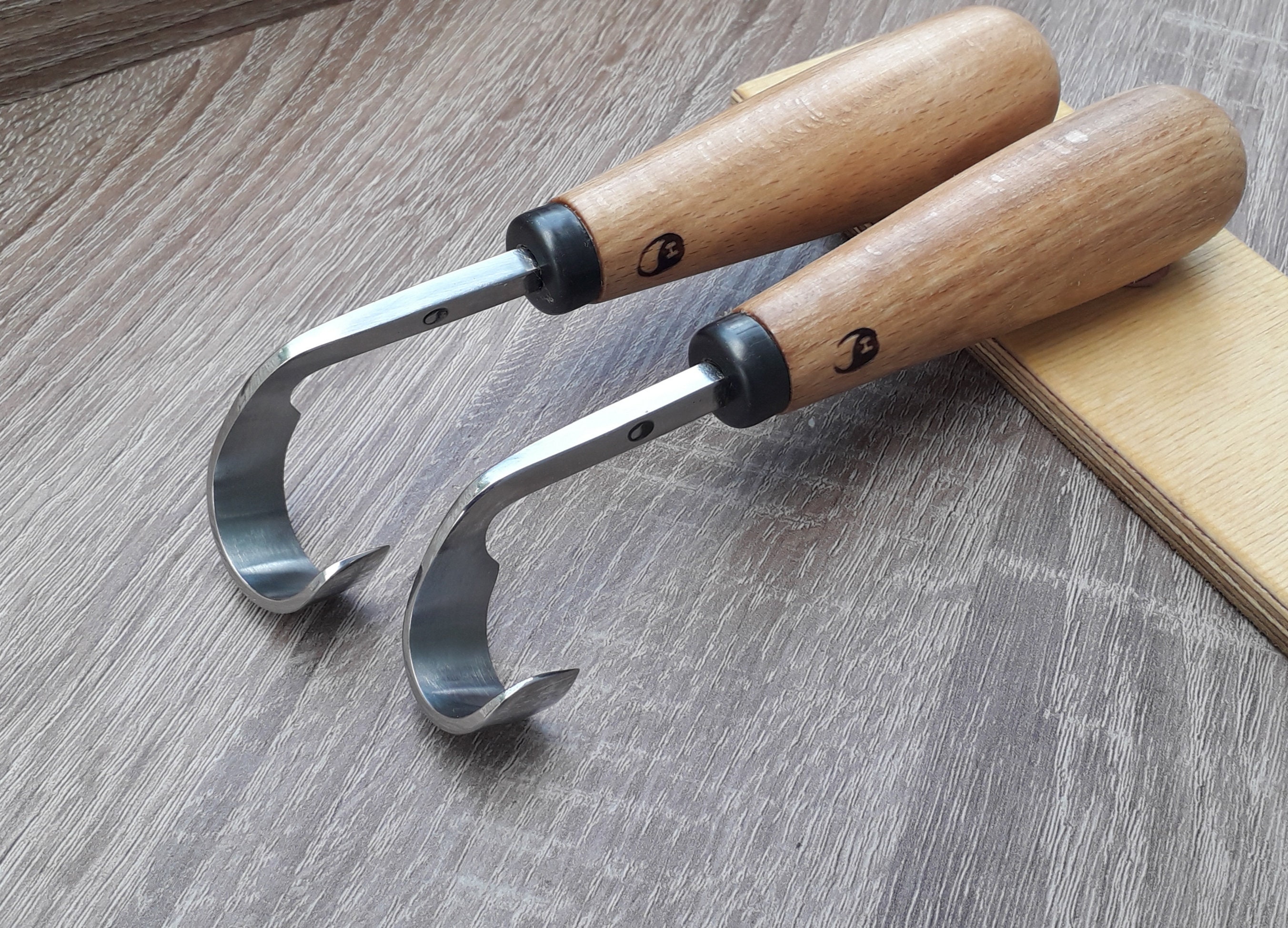 Spoon carving knife. Hand Scorp Tool. Etsy