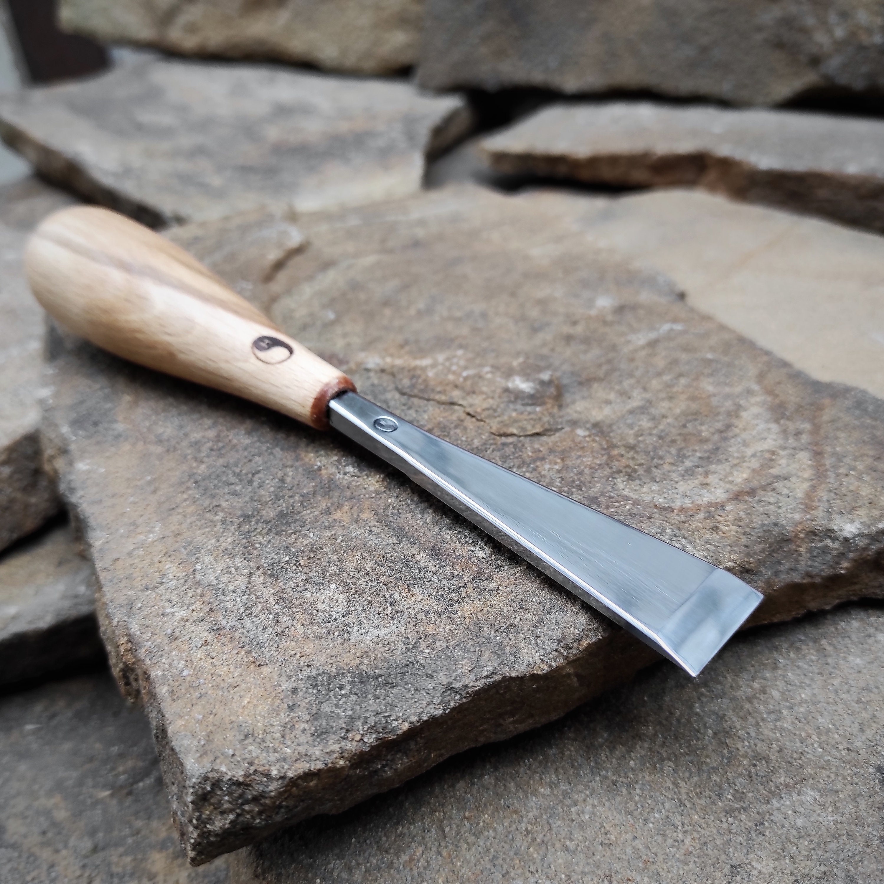 Angled Fishtail Chisel Forged Flat Fishtail Chisel. Compact Chisel. Wood Carving Tools. - Etsy