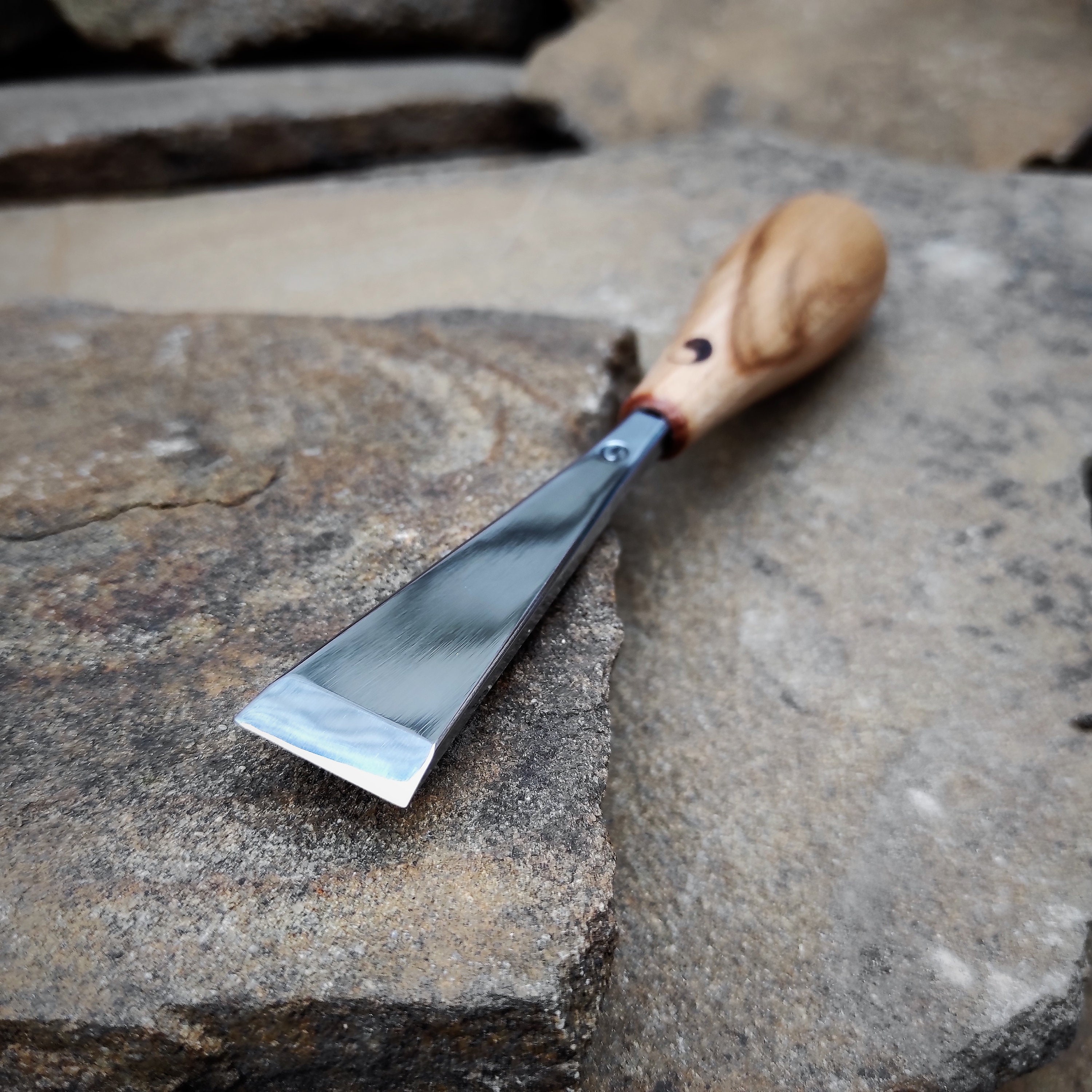 Angled Fishtail Chisel Forged Flat Fishtail Chisel. Compact Chisel. Wood Carving Tools. - Etsy