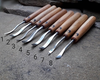 Forged Mini Wood Carving Chisels