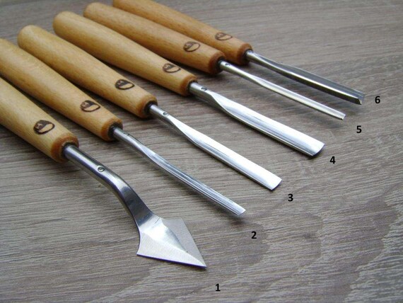 Wood carving tools. Forged by hand. Wood carving chisels ...