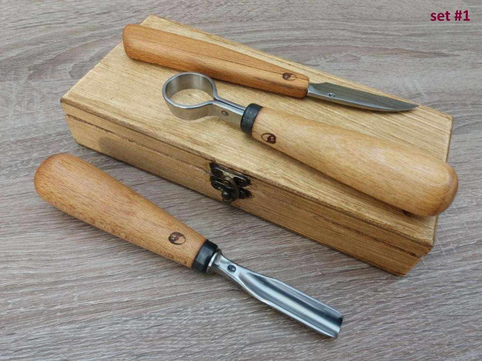 Spoon Carving Set. by Hand. Spoon Carving Tools. Spoon Etsy