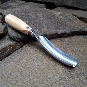 Gouge chisel. forged chisels. Wood carving chisel.