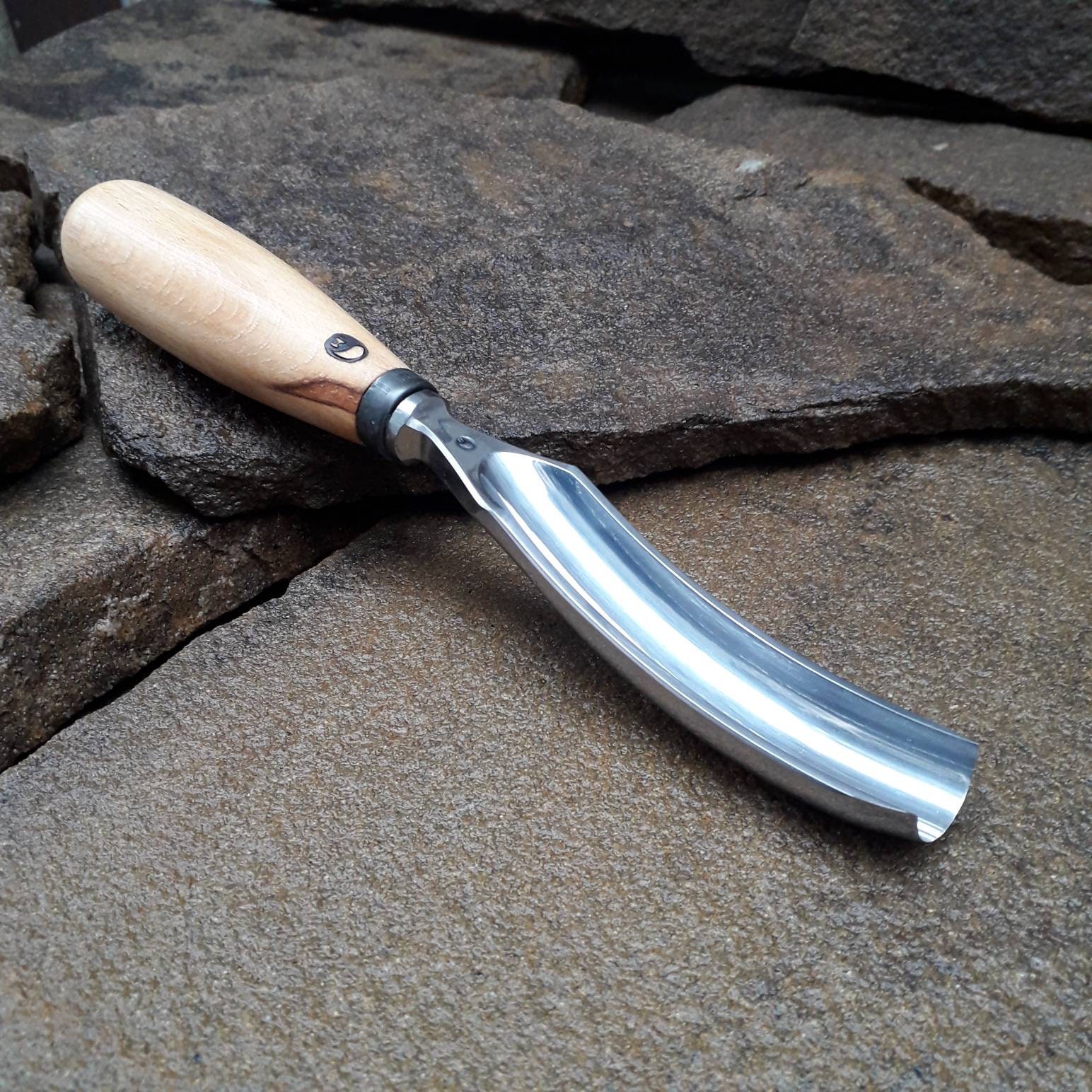 Tohosha Wood Carving Chisel 6 Piece Set V U Gouge, Skewed Flat Bent Back Chisel