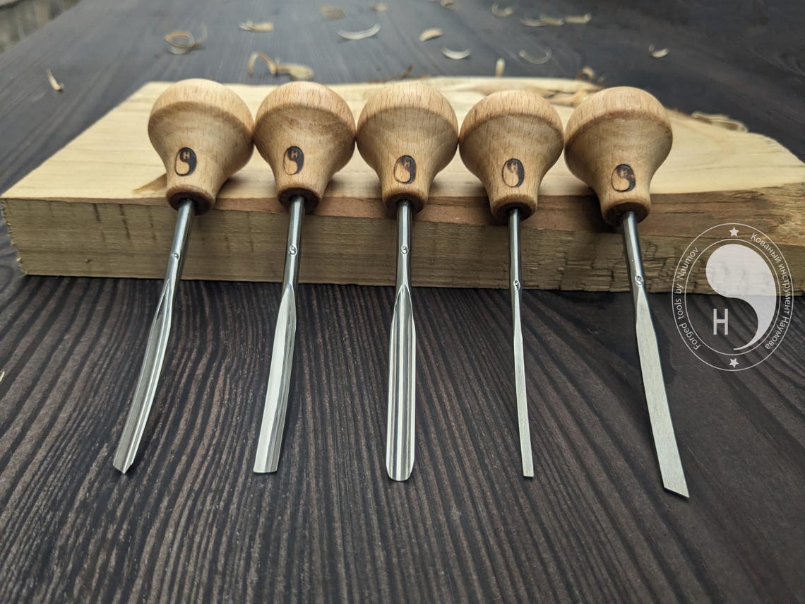 Chisel Options Palm Chisel. Hand Forged Chisel. Wood Carving Set. - Etsy