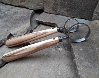 Hand forged Scorp tool. Spoon carving tools. woodcarving tool