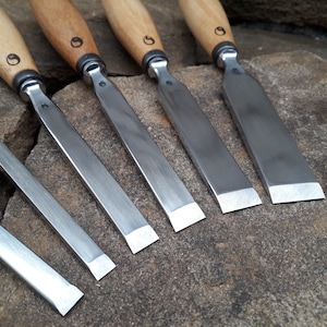 Wood carving tools. Forged chisel.