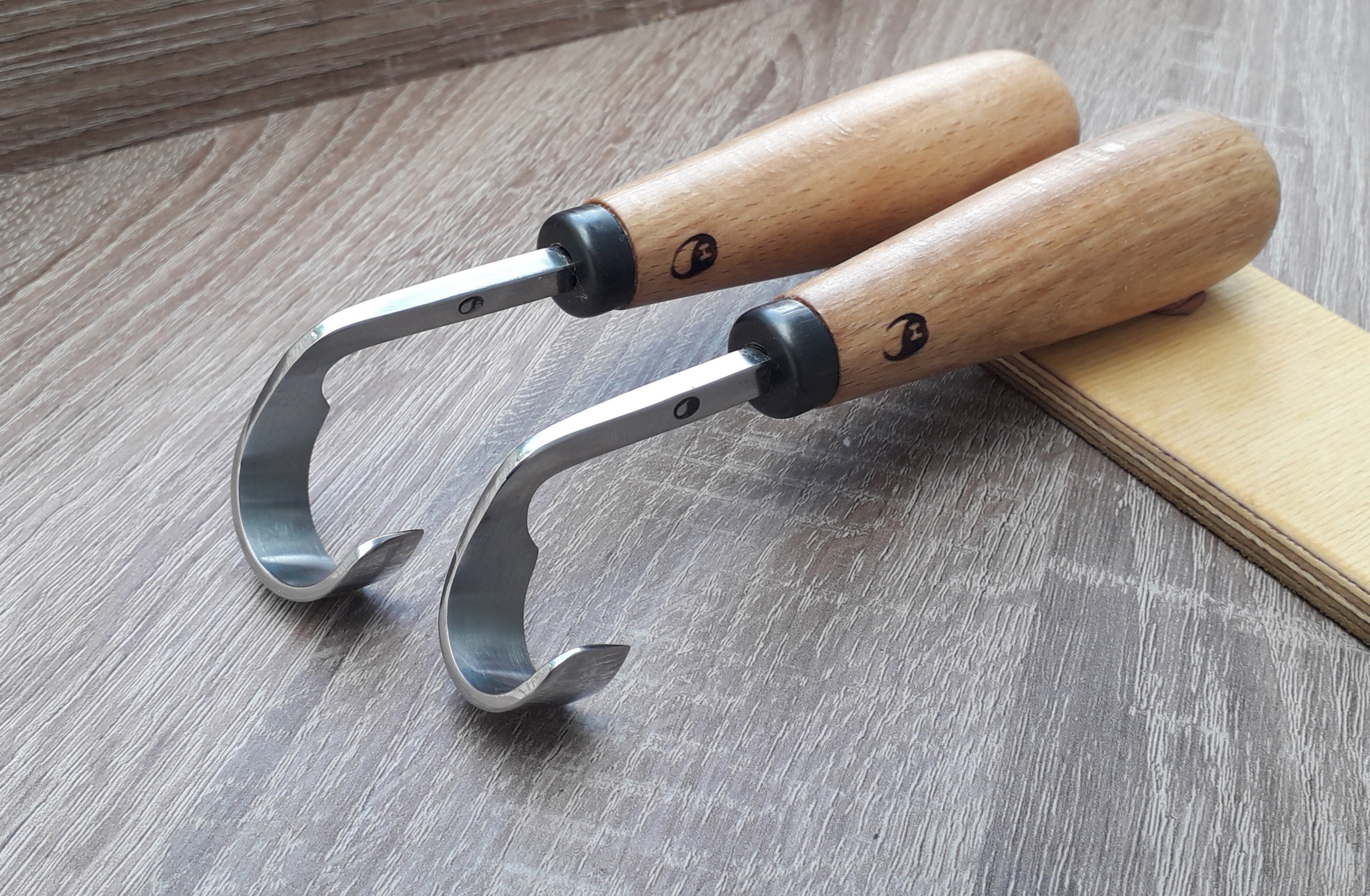 Spoon carving knife. Hand Scorp Tool. Etsy