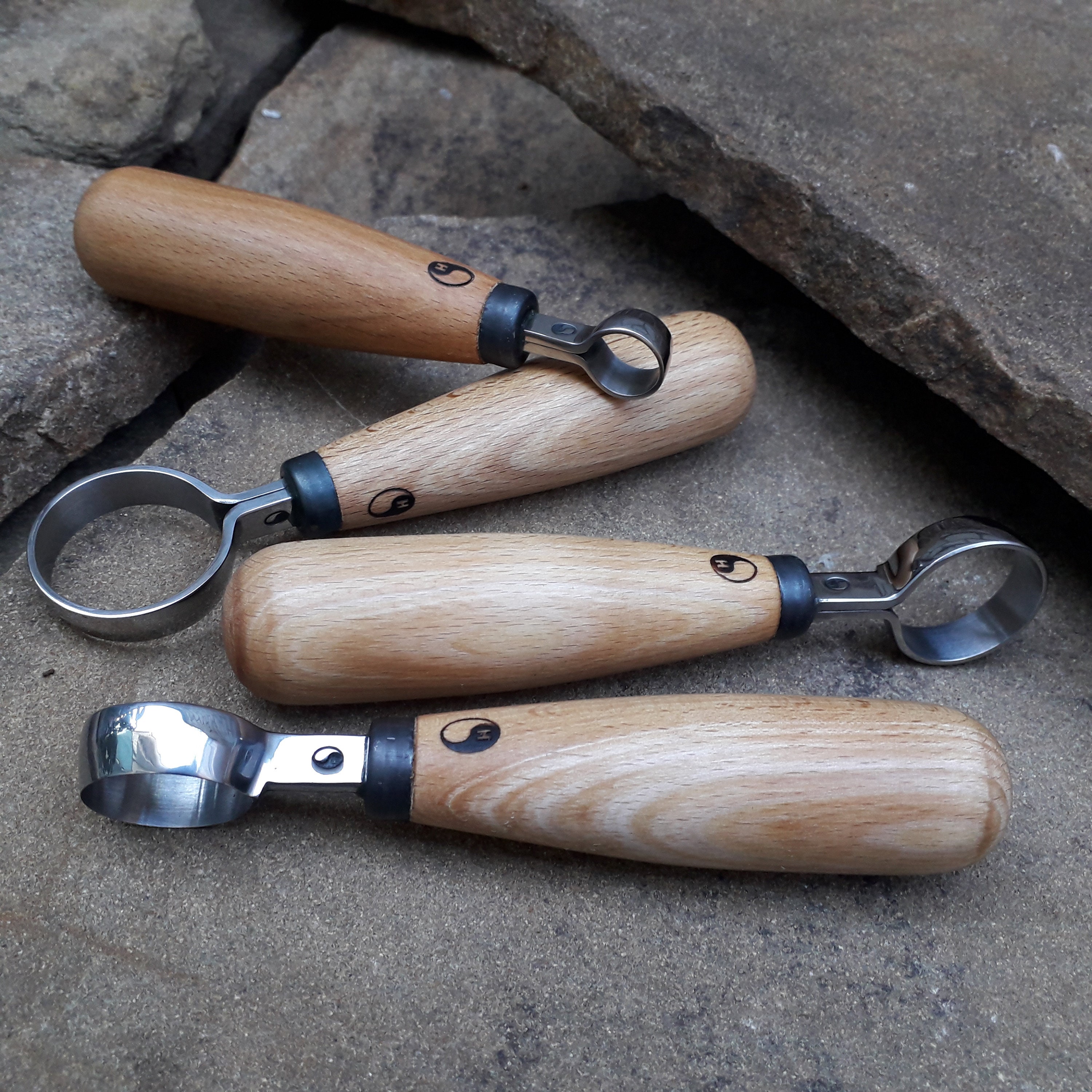 Spoon Carving Kit. Forged by Hand. Spoon Carving Tools. Scorp 