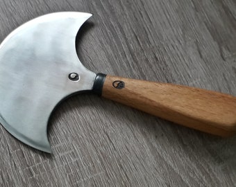 Forged Leather Knife, High-Carbon Steel, Leather Craft Tool