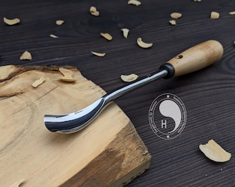Forged gouge for wood carving.
