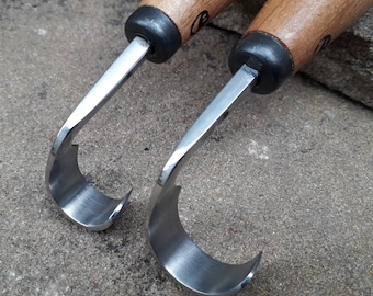 Spoon carving tool. Hand forged. Scorp Tool.