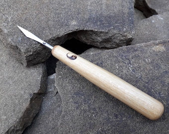 Forged Mini chisel. Wood carving chisel. Leatherworking