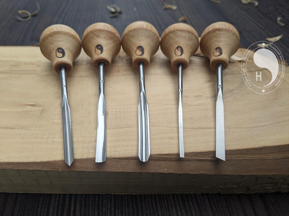 Chisel Options Palm Chisel. Hand Forged Chisel. Wood Carving Set. - Etsy