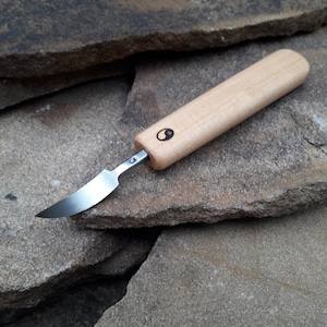 Forged spoon tool. Spoon carving chisel.