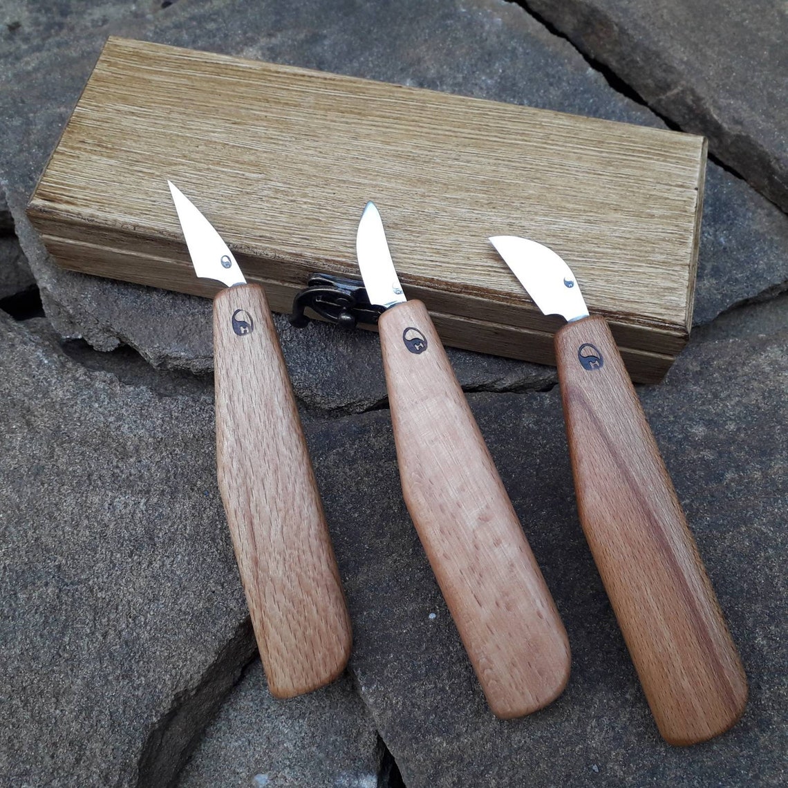 Chip Carving Knives. Woodcarving Knife. Hand Knives Etsy