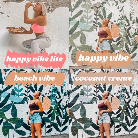 Coconut Creme Lightroom Mobile Preset Package