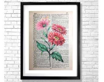 PRINT 9x12 Gerbera Eyes