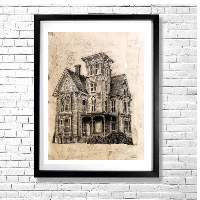 Victorian Drawing - Etsy
