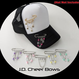 Trucker Hat Pins,Hat Chains, Cap Chains, Hat Accessories, Hat Bling, Hat Charms,Hat Pins