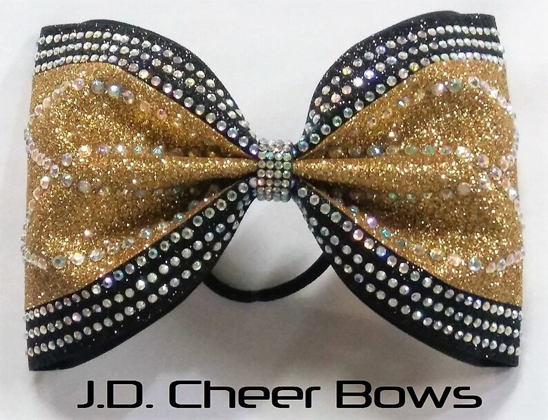The Ultimate Bow Rhinestone Ombre Key chain Bow Cheerleading Accessory