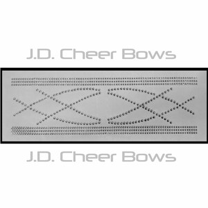 Rhinestone Cheer Bow Transfers Ready to Press, Rhinestone Cheer Bows, Bling Cheer Bows