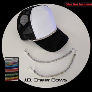 Rhinestone Rope Trucker Hat Chains,Hat Chains,Cap Chains,Trucker Hat Straps,Hat Bling, Hat Charms,Bling Hat Chains,Hat Straps