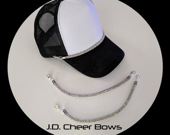 Rhinestone Trucker Hat Chains, Hat Chains, Cap Chains, Hat Accessories, Hat Bling, Hat Charms,Bling Hat Chains