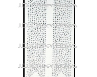 Rhinestone Cheer Bow Transfers Ready to Press, Rhinestone Cheer Bows, Bling Cheer Bows
