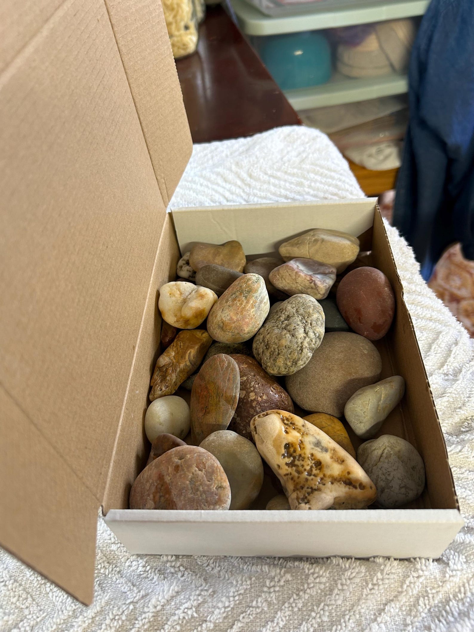 Yellowstone Postile Rocks 4 Lb Yellowstone River Tumbling Rocks Mix | Natural Agate, Jasper ...