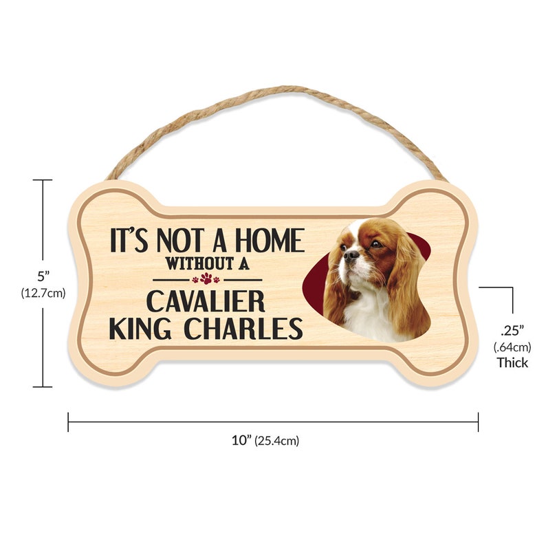 dog house and home plaque other breeds available Cavalier King Charles Spaniel 