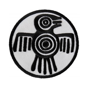 Patch, Embroidered Patch (Iron-On or Sew-On), Aztec Tribal Patch, 3&quot; x 3&quot;