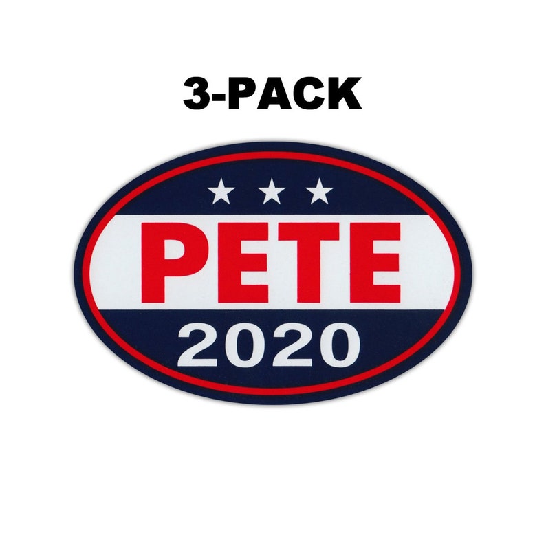 3-PACK Pete 2020 RAINBOW button 2.25 Buttigieg President Boot Edge Mayor Pin