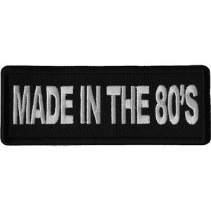 Patch, Embroidered Patch (Iron-On or Sew-On), Made in the 1980s, 4&quot; x 1.5&quot; (10.2 cm x 3.8 cm)