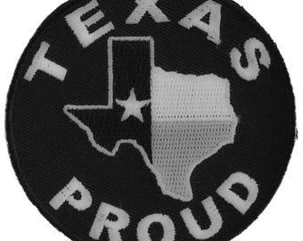Patch (Iron-On/Sew-On), Texas Proud Patch, Texas Pride Loan Star State 3" x 3"