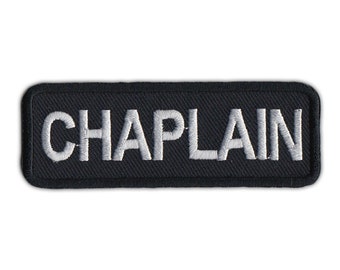 Patch, Embroidered Patch, Chaplain, 3" x 1"