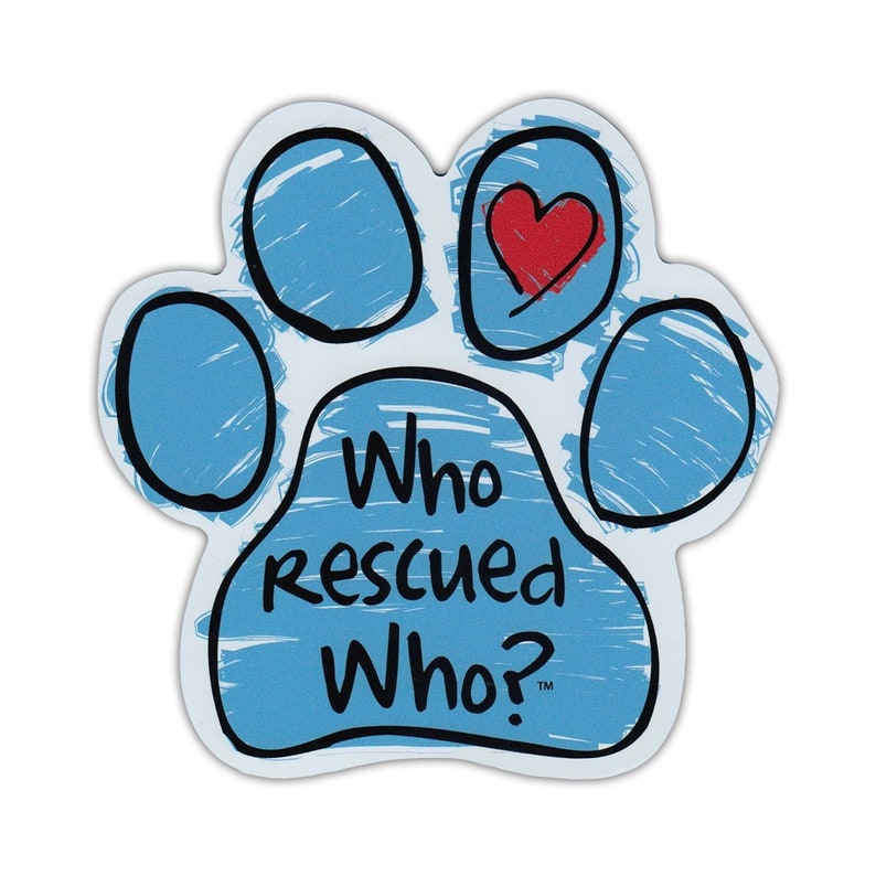 Pink Scribble Paws I LOVE MY DACHSHUNDDog Paw Shaped Car Magnets