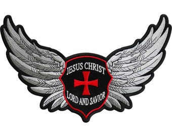 Unapologetic Christian Co Jesus Patchラージ Amazon.com: Christian Biker I Ride with Jesus Patch, Large
