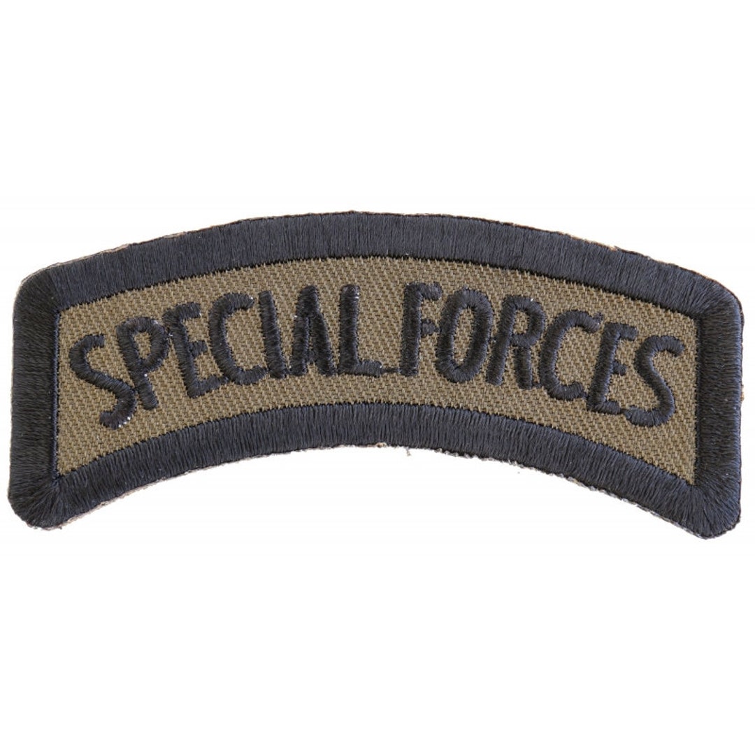 Patch, Small Embroidered Rocker (iron-on or Sew-on), Special Forces ...