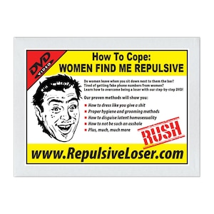 Prank DVD, Repulsive Loser Guy, For Pranks, Practical Jokes, Revenge, Send Directly To Person You Want To Embarrass (100% Anonymous)