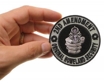 2nd AMENDMENT PATCH US CONSTITUTION GUN RIGHTS embroidered Hook & Loop SECOND 2A 2nd AMENDMENT PATCH US CONSTITUTION GUN RIGHTS embroidered Hook & Loop SECOND 2A