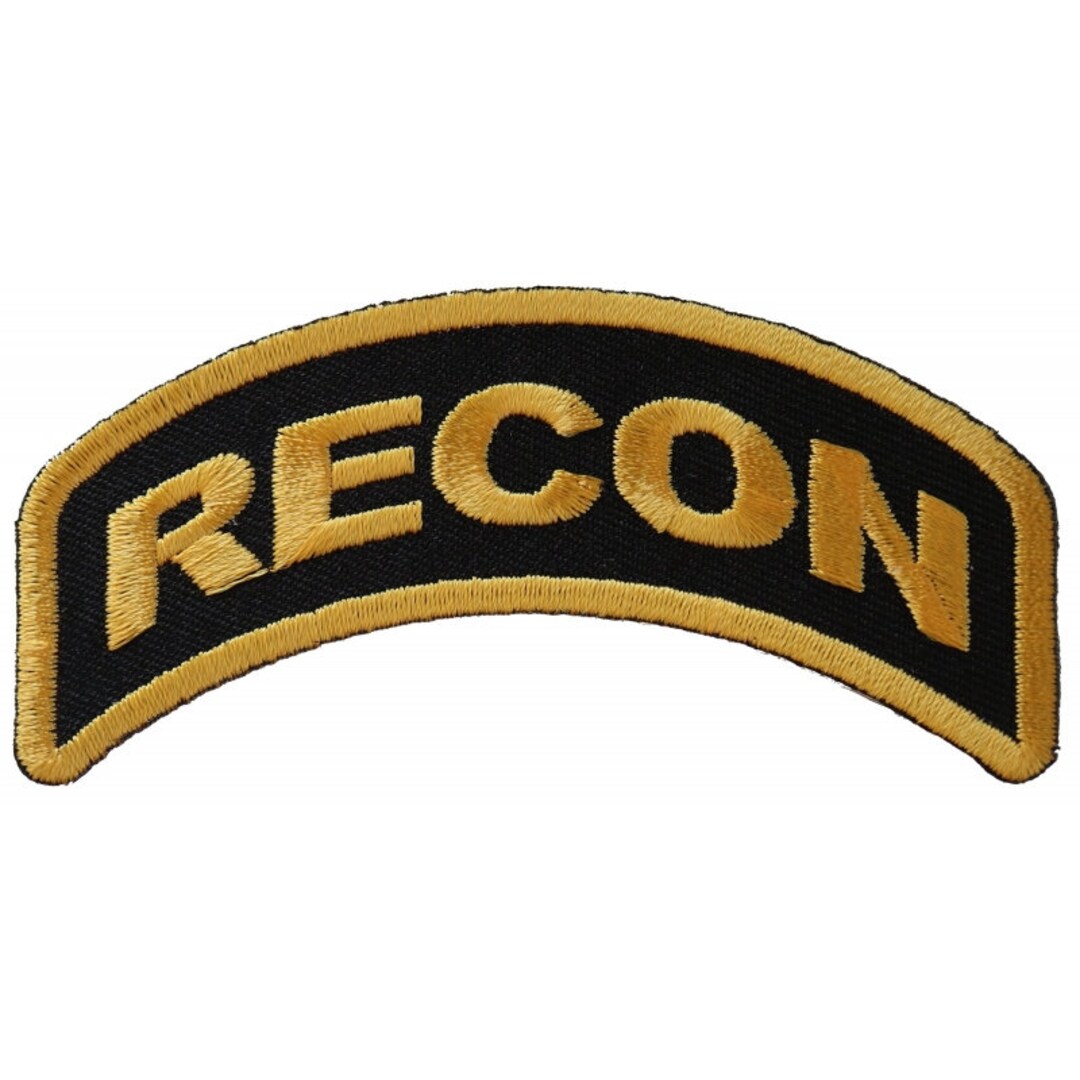 Patch, Small Embroidered Rocker (iron-on or Sew-on), Recon Military ...