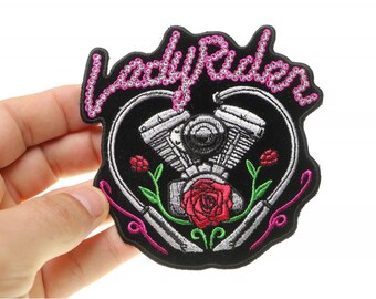 Who Said Diamonds are a Girls Best Friend Embroidered Biker Patch New 