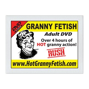 Prank DVD, Granny Fetish, For Pranks, Practical Jokes, Revenge, Send Directly To Person You Want To Embarrass (100% Anonymous)