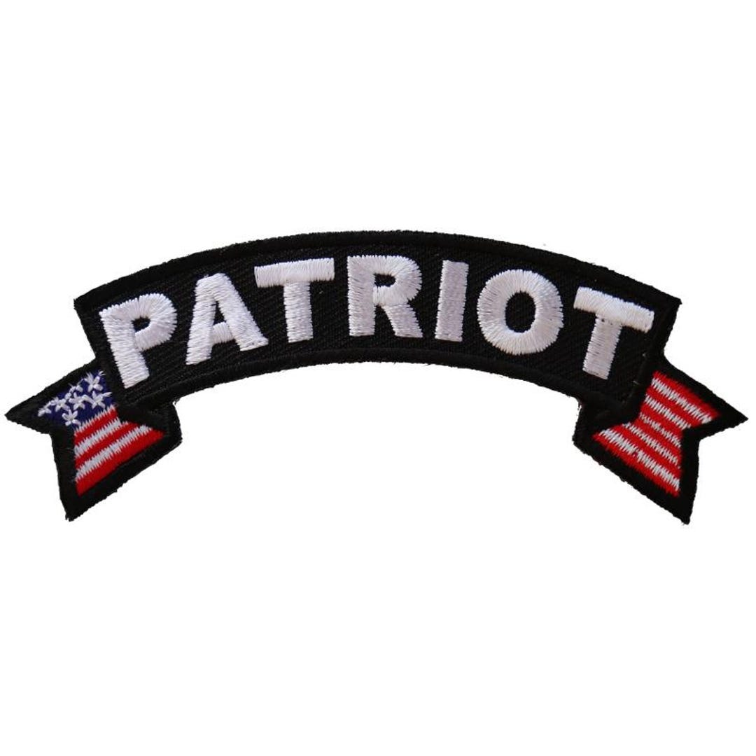 Patch, Small Embroidered Rocker (iron-on or Sew-on), Patriot United ...