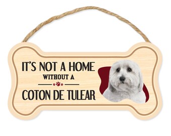 Coton de Tulear Dog Bone Magnet Pet Gifts USA Coton de Tulear Dog Bone Magnet Pet Gifts USA