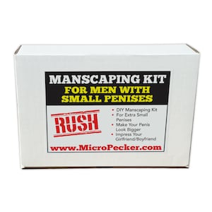 Manscaping Kit, Fake Product Box For Pranks, Practical Jokes, Revenge, Send Directly To The Person You Want To Embarrass (100% Anonymous)