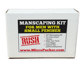 Manscaping Kit, Fake Product Box For Pranks, Practical Jokes, Revenge, Send Directly To The Person You Want To Embarrass (100% Anonymous)